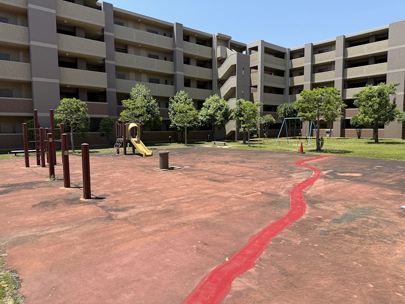 福岡県福岡市西区西の丘２丁目 現地写真（庭）