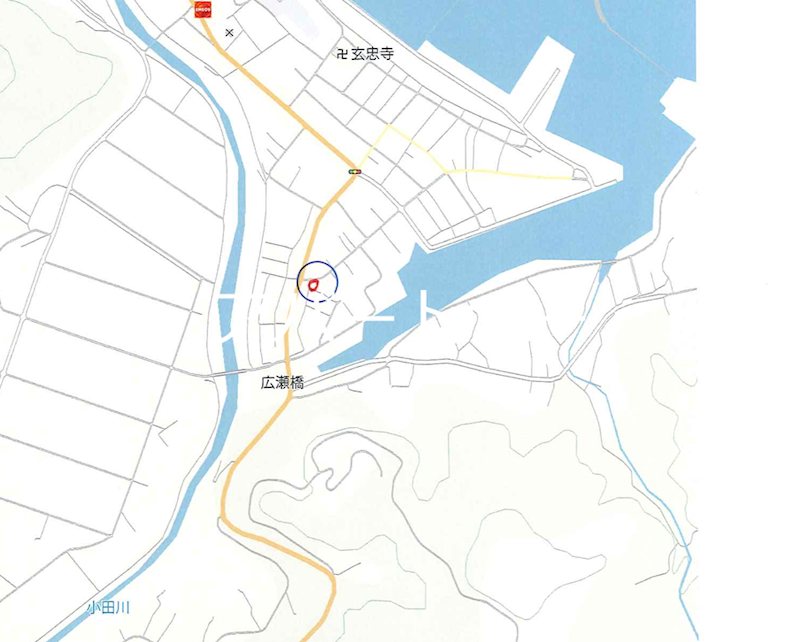 鹿児島県肝属郡肝付町南方 間取図・土地図