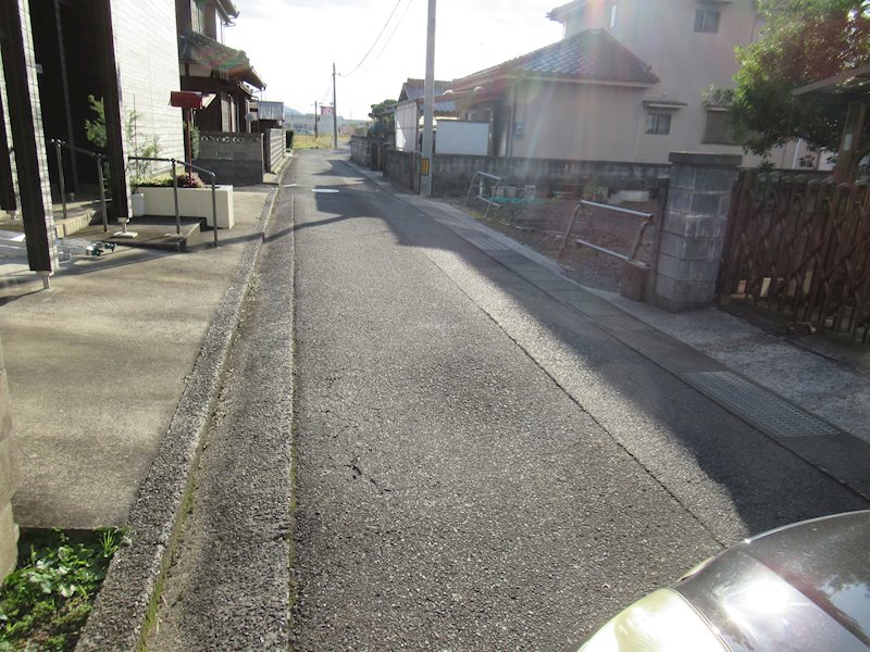 豊田町殿敷 現地写真（前面道路含む現地写真）