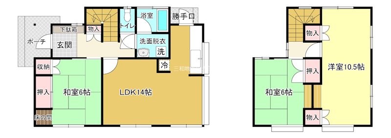 椋野町 間取図・土地図