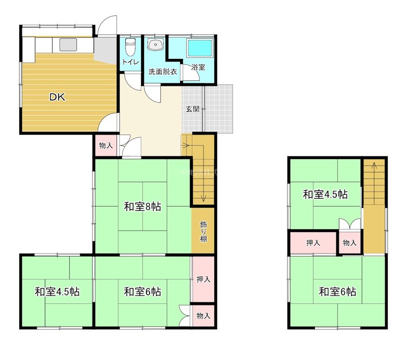 彦島福浦町 間取図・土地図