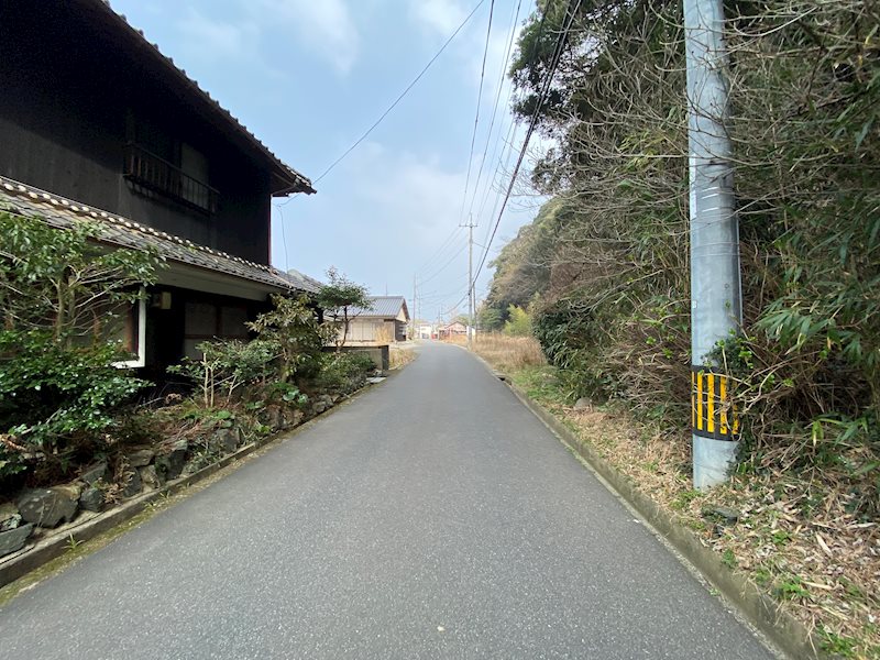 豊北町大字阿川 現地写真（前面道路含む現地写真）