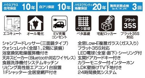 GRAN FELIDIA福津市津屋崎1丁目新築戸建て全3棟　2号棟 設備
