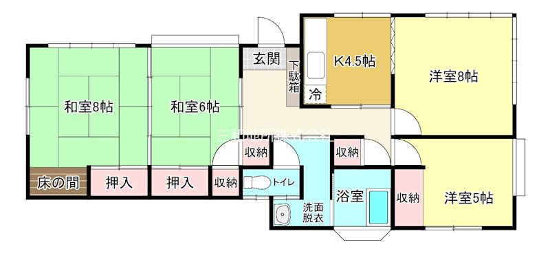前田 間取図・土地図