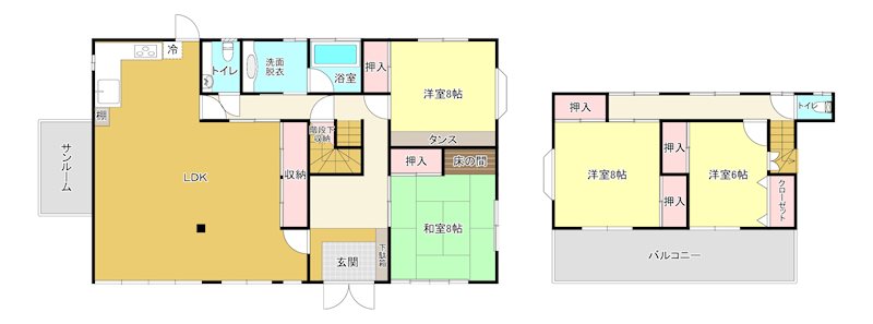 前勝谷 間取図・土地図