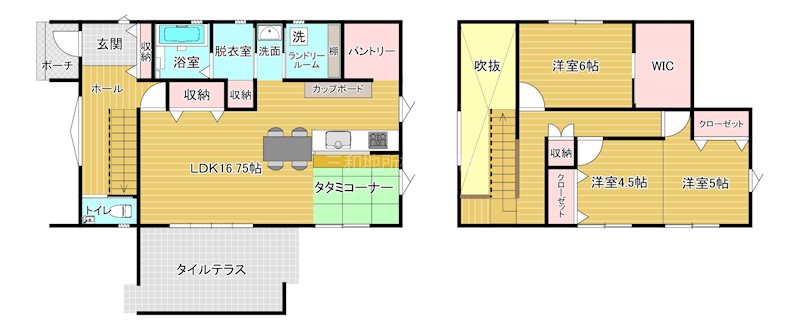 形山町  間取図・土地図