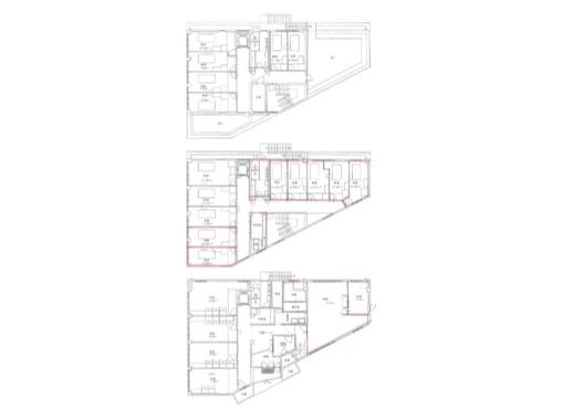 事業用物件　向洋町 間取図・土地図