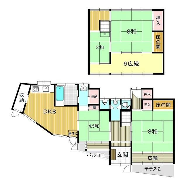 本町 間取図・土地図