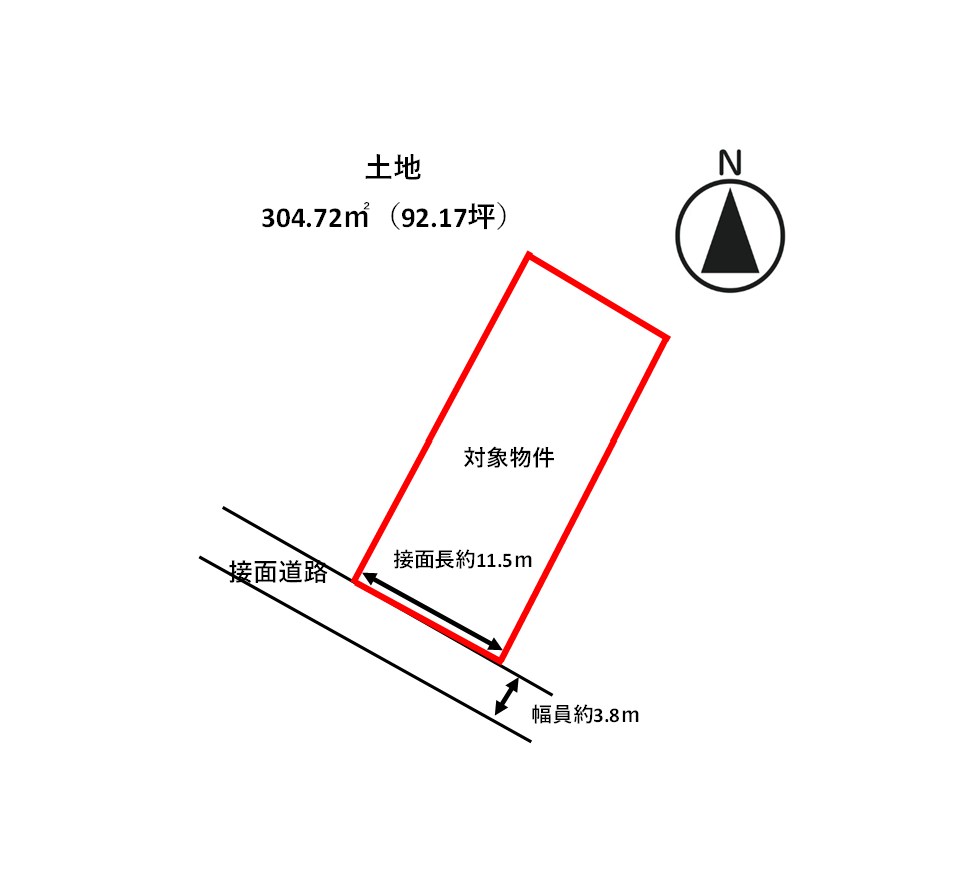 大字吉母字福太夫 間取図・土地図