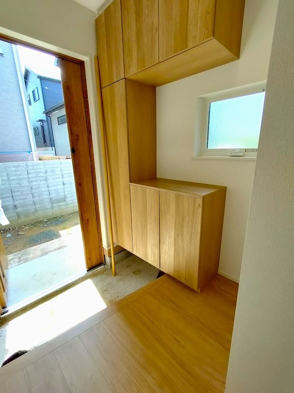 福津市福間南3丁目新築戸建て全7区画　2号地 現地写真（玄関）