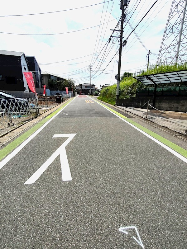 福津市福間南3丁目新築戸建て全7区画　2号地 現地写真（前面道路含む現地写真）