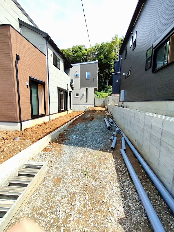 福津市福間南3丁目新築戸建て全7区画　4号地 現地写真（駐車場）