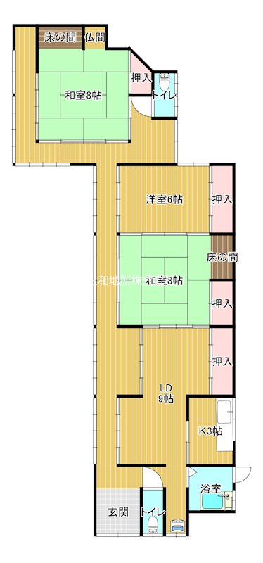 彦島本村町 間取図・土地図