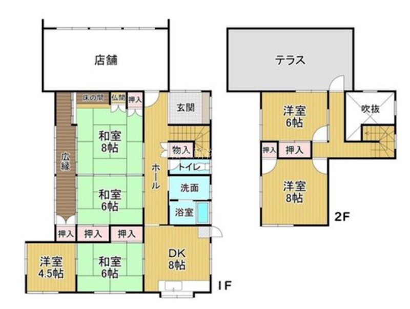 勝谷新町 間取図・土地図