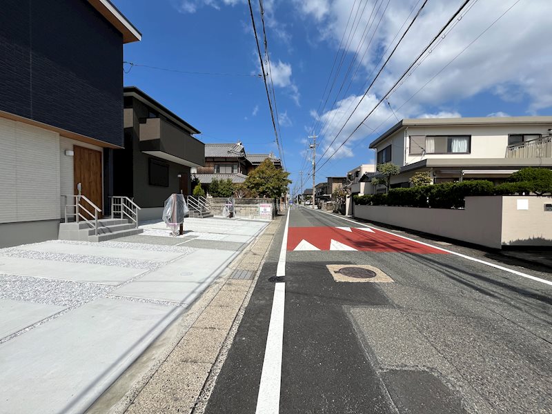 新築分譲　富任町　14号地  現地写真（前面道路含む現地写真）