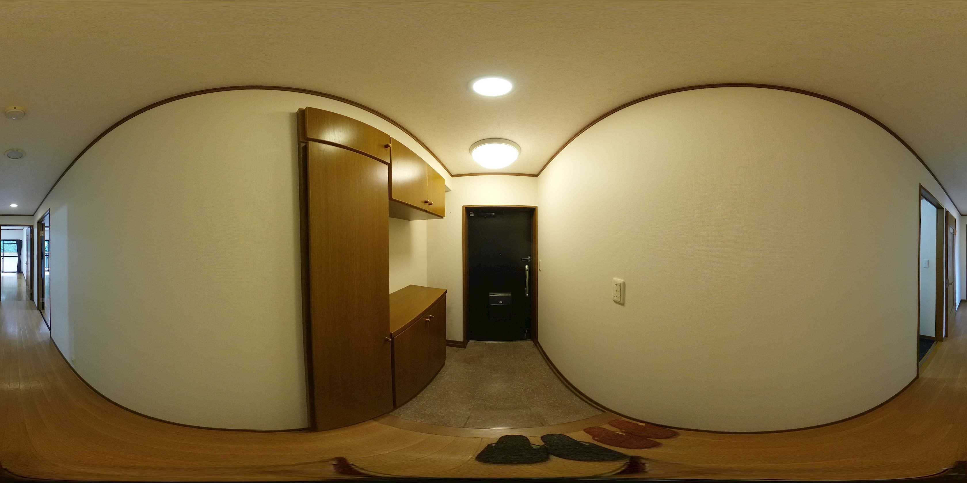 形山パレス 現地写真（玄関）