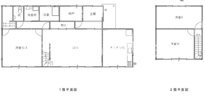 小月茶屋 間取図・土地図