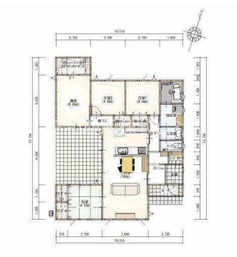 山陽小野田市大字厚狭 間取図・土地図