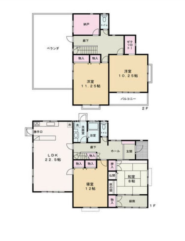 大字田倉  間取図・土地図