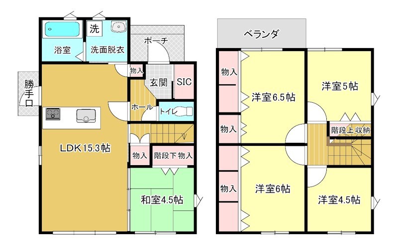 稗田町  間取図・土地図