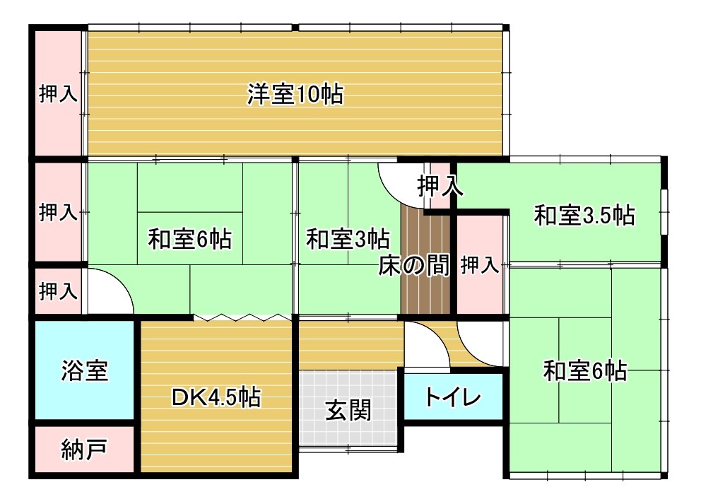 丸山町 間取図・土地図