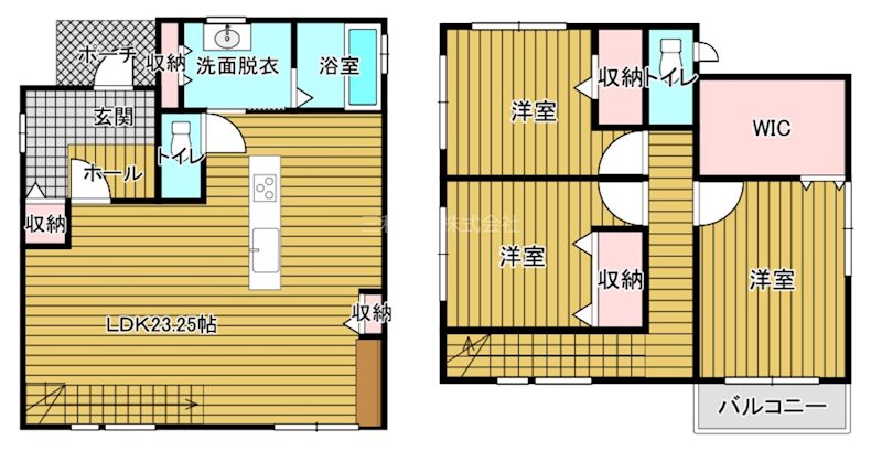 古屋町  間取図・土地図