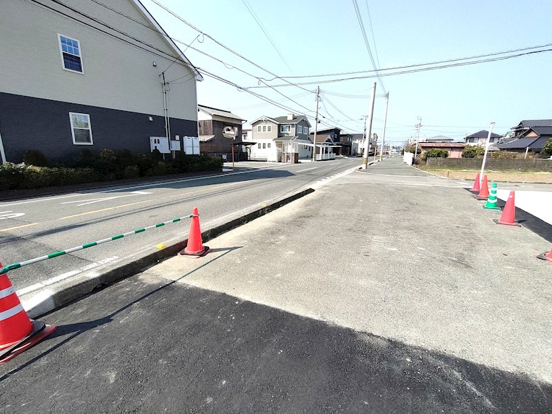 福津市宮司4丁目新築戸建て全4区画　3号地 現地写真（前面道路含む現地写真）