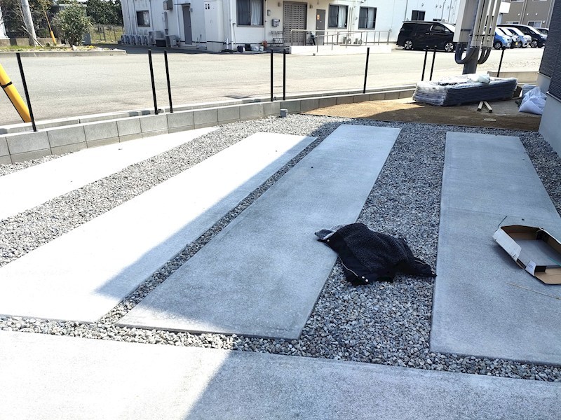 古賀市薦野新築戸建て全6区画　1号地 現地写真（駐車場）