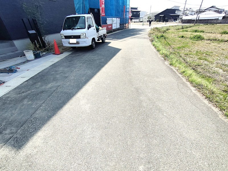 古賀市薦野新築戸建て全6区画　1号地 現地写真（前面道路含む現地写真）
