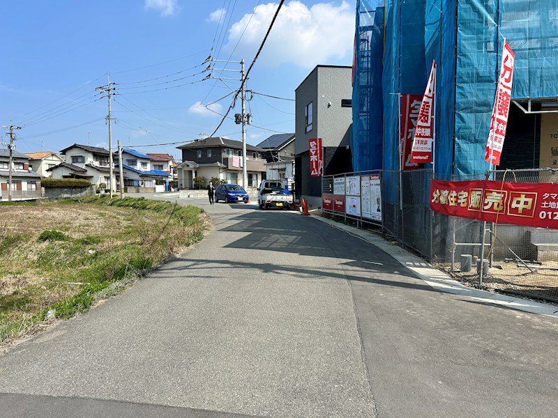 古賀市薦野新築戸建て全6区画　2号地 現地写真（前面道路含む現地写真）