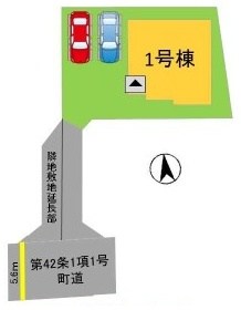 糟屋郡新宮町緑ヶ浜2丁目6期新築戸建て全1棟 全体区画図