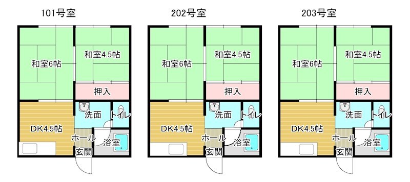 コーポラス宮の下 間取図・土地図