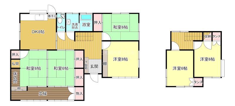 生野町  間取図・土地図