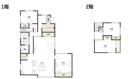 綾羅木本町 間取図・土地図