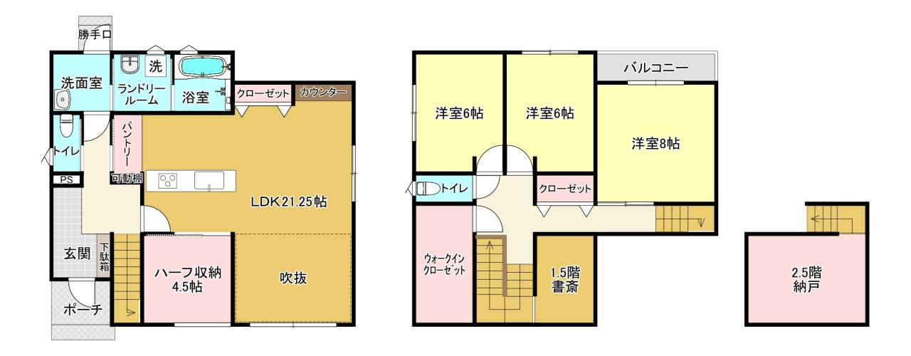 形山町  間取図・土地図