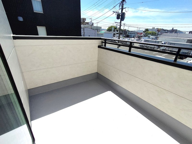古賀市天神4丁目3期新築戸建て全1棟 現地写真（バルコニー）