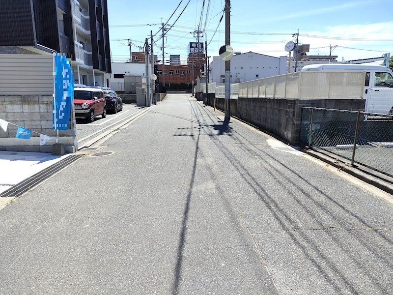 古賀市天神4丁目3期新築戸建て全1棟 現地写真（前面道路含む現地写真）