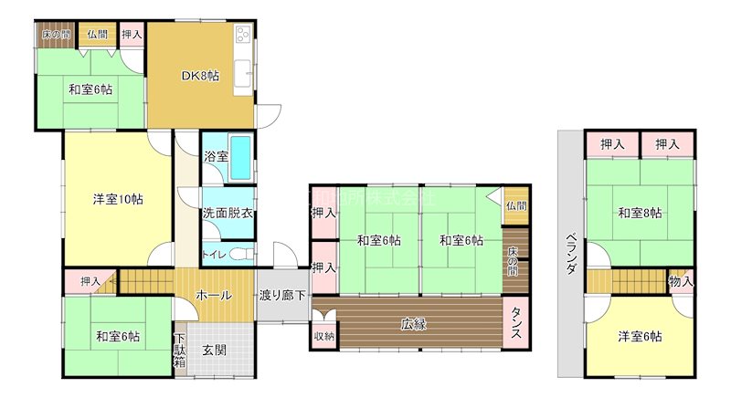 王喜本町  間取図・土地図