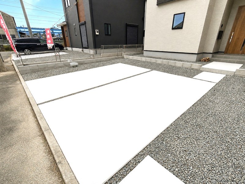 古賀市天神3丁目1期新築戸建て全3棟　3号棟 現地写真（駐車場）