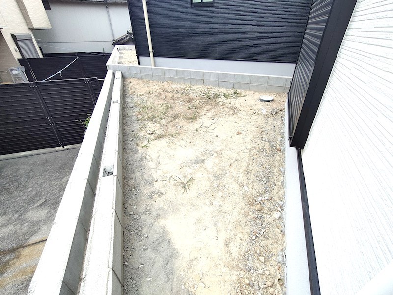 福津市花見の里3丁目5期新築戸建て全2棟　1号棟 現地写真（庭）