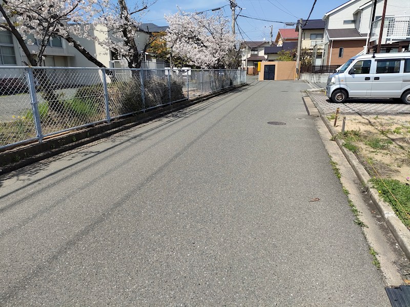 古賀市天神7丁目新築戸建て全4棟　3号棟 現地写真（前面道路含む現地写真）