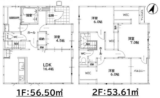 糟屋郡新宮町大字湊5期新築戸建て全1棟 間取図・土地図