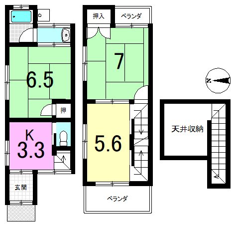 大塚丹田 間取り図