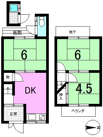 音羽八ノ坪 間取り図