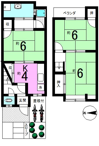 小山中ノ川町 間取り図