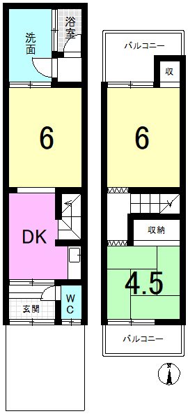 音羽千本町  間取り図