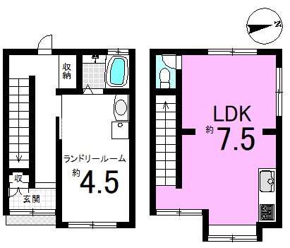 大塚元屋敷町 間取り図