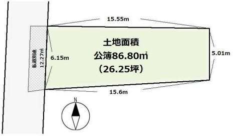 竹鼻扇町 間取り図