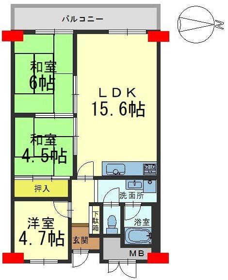 進和山科ハイライフ【会員限定】 間取り図