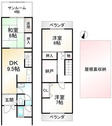日ノ岡朝田町【会員限定】 間取り図